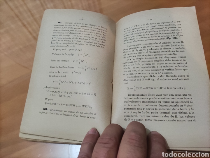 Libros antiguos: Problemas Resueltos......de P. Ar&eacute;valo. - Foto 4