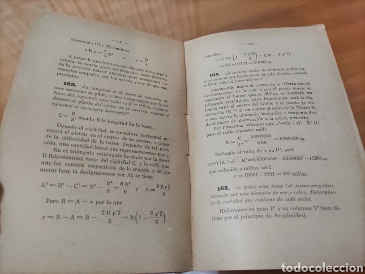 Libros antiguos: Problemas Resueltos......de P. Ar&eacute;valo. - Foto 5