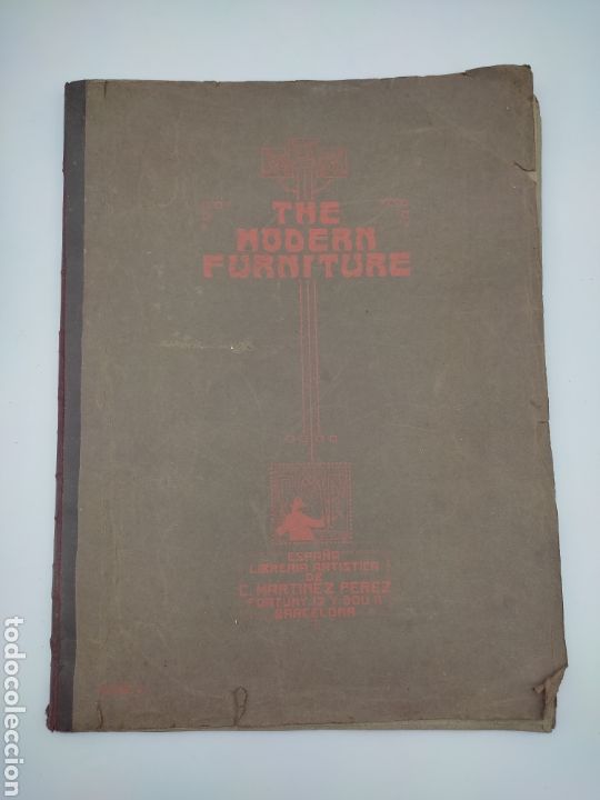 Old books: The modern furniture principios del XX mobiliario carpinteria 24 laminas principios XX