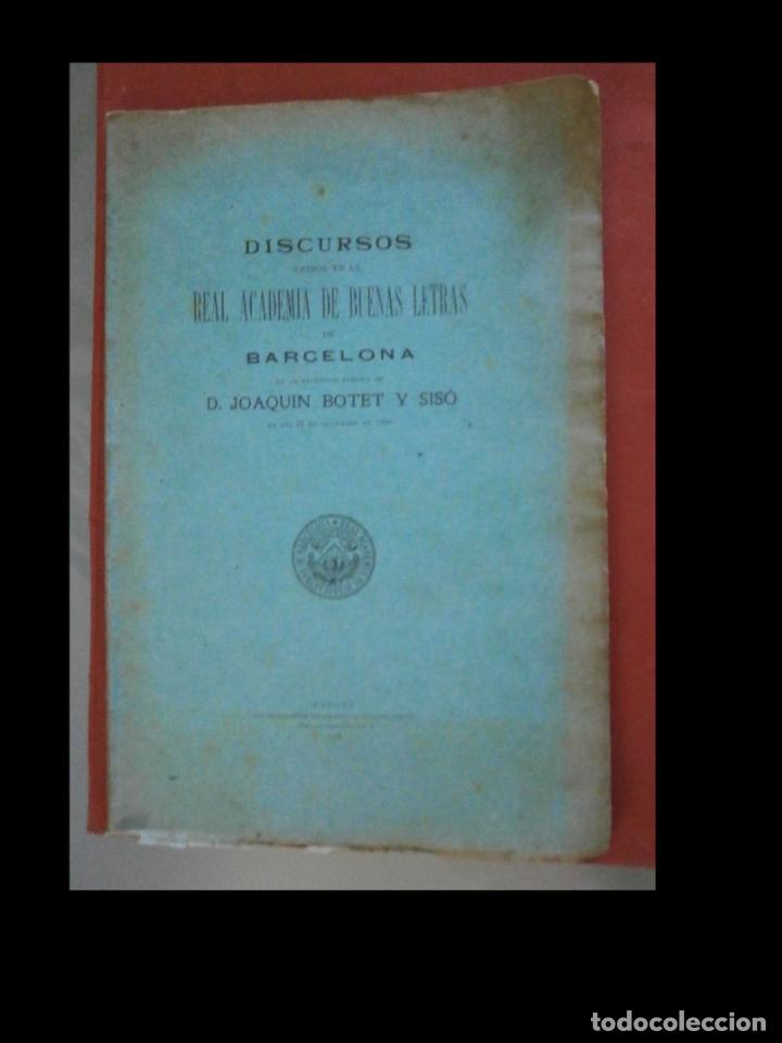 Libri antichi: Data aproximada en que'ls grechs s'establiren &aacute; Empories y estat de cultura... Joaquin Botet y Sis&oacute;