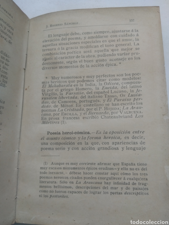 Libros antiguos: PRECEPTIVA LITERARIA Y COMPOSICI&Oacute;N - Foto 8