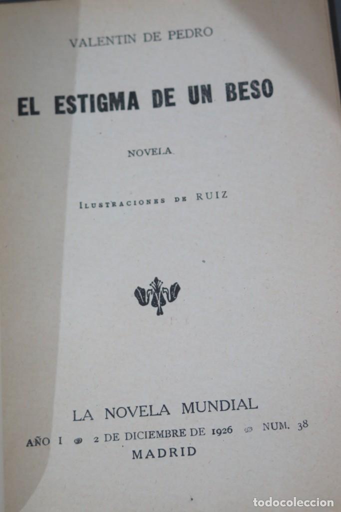 Libros antiguos: EL ESTIGMA DE UN BESO. VALENTIN DE PEDRO - Foto 2