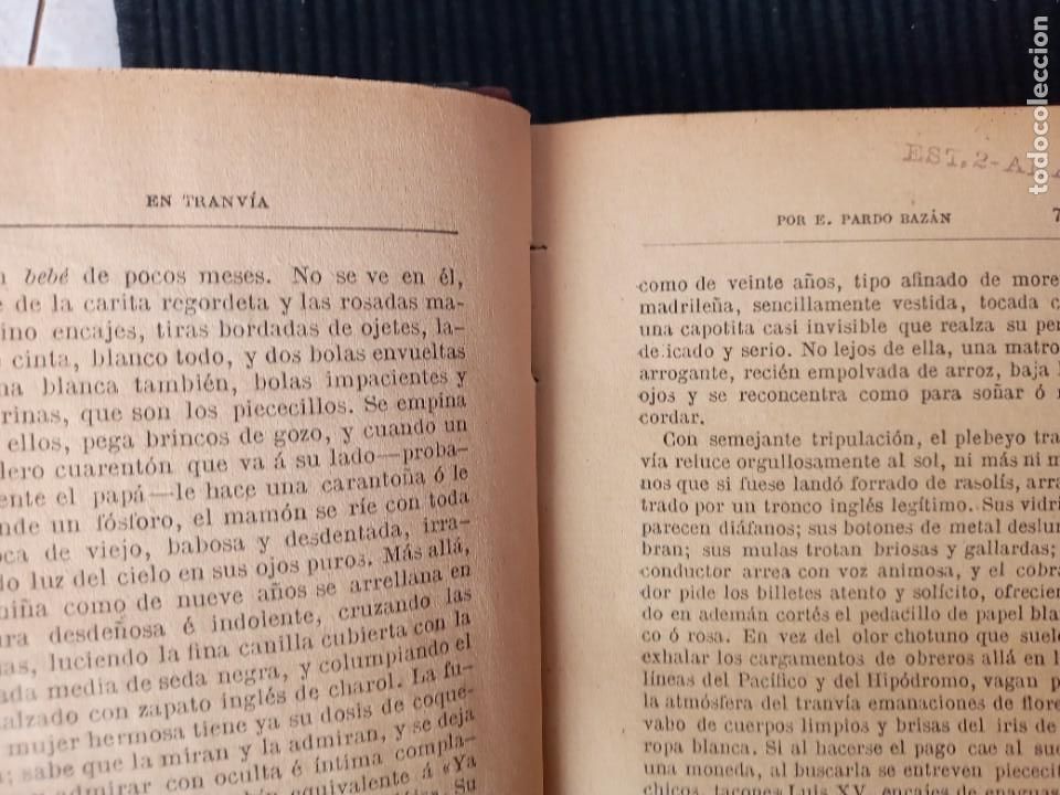 Libros antiguos: EN TRANVIA. EMILIO PARDO BAZAN. 192? - Foto 5
