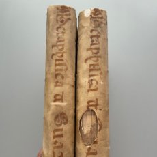 Libros antiguos: METAPHYSICARUM DISPUTATIONUM 1597 - FRANCISCI SUAREZ (DOCTOR EXIMIUS). Lote 276418138