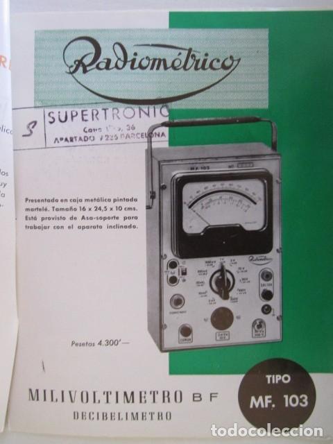 Libros antiguos: CATALOGO DE PRECIOS DE COMPROBADORES DE TRANSISTORES - Foto 2