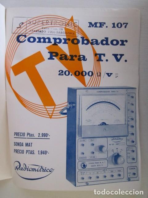 Libros antiguos: CATALOGO DE PRECIOS DE COMPROBADORES DE TRANSISTORES - Foto 3