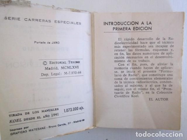 Libros antiguos: LIBRO DE BOLSILLO DE RADIO Y TELEVISION 1966 - Foto 2
