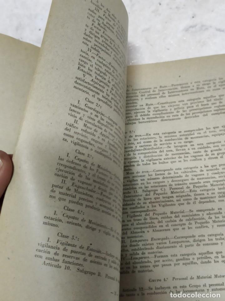Libros antiguos: LIBRO REGLAMENTO DE REGIMEN INTERIOR DE RENFE 1962 - Foto 5