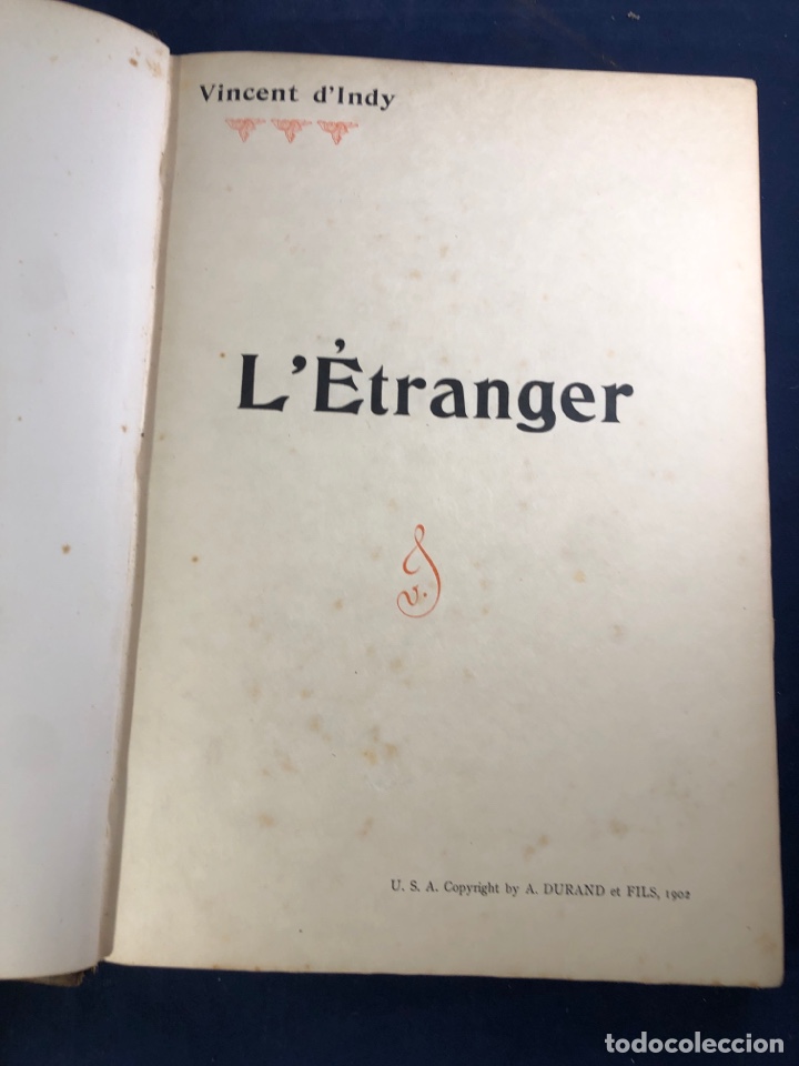 Libros antiguos: L&rsquo;etranger - Foto 2