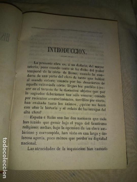 Libros antiguos: LOS MISTERIOS DE ROMA&middot;HISTORIA DEL PODER TEMPORAL - A&Ntilde;O 1869 - E.BENAVENT - ILUSTRADO. - Foto 3