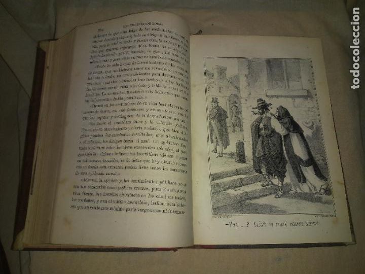 Libros antiguos: LOS MISTERIOS DE ROMA&middot;HISTORIA DEL PODER TEMPORAL - A&Ntilde;O 1869 - E.BENAVENT - ILUSTRADO. - Foto 5