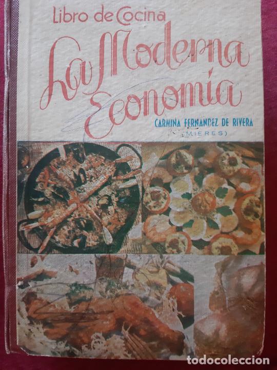Libros antiguos: La moderna economia.Libro de recetas - Foto 1