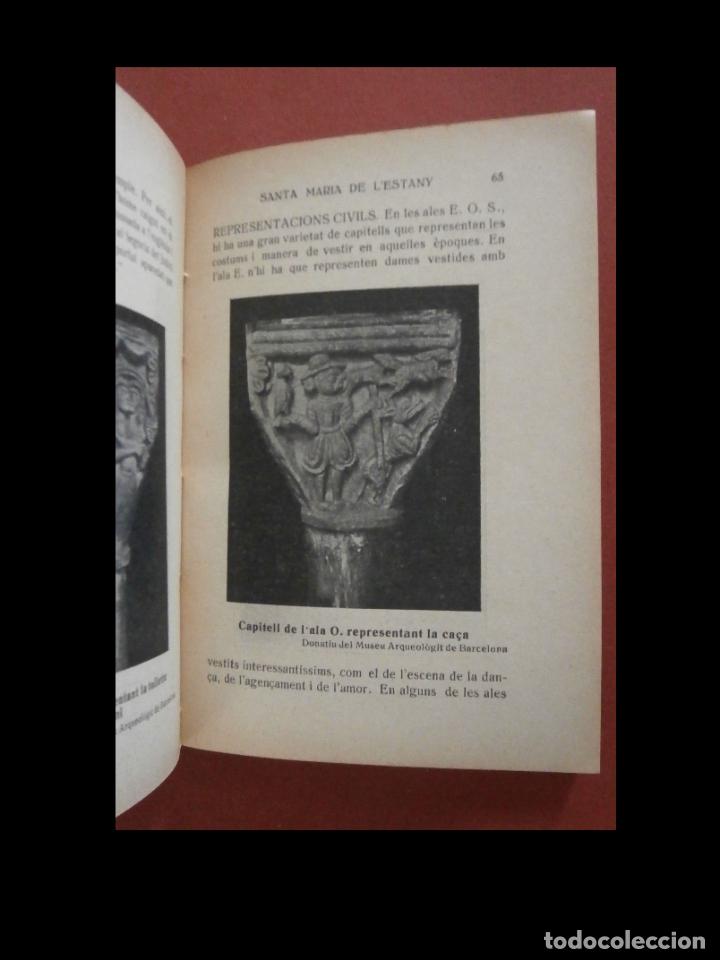 Libros antiguos: Monestir de Santa Maria de lEstany. Joan Codina Puigsaulens - Foto 2