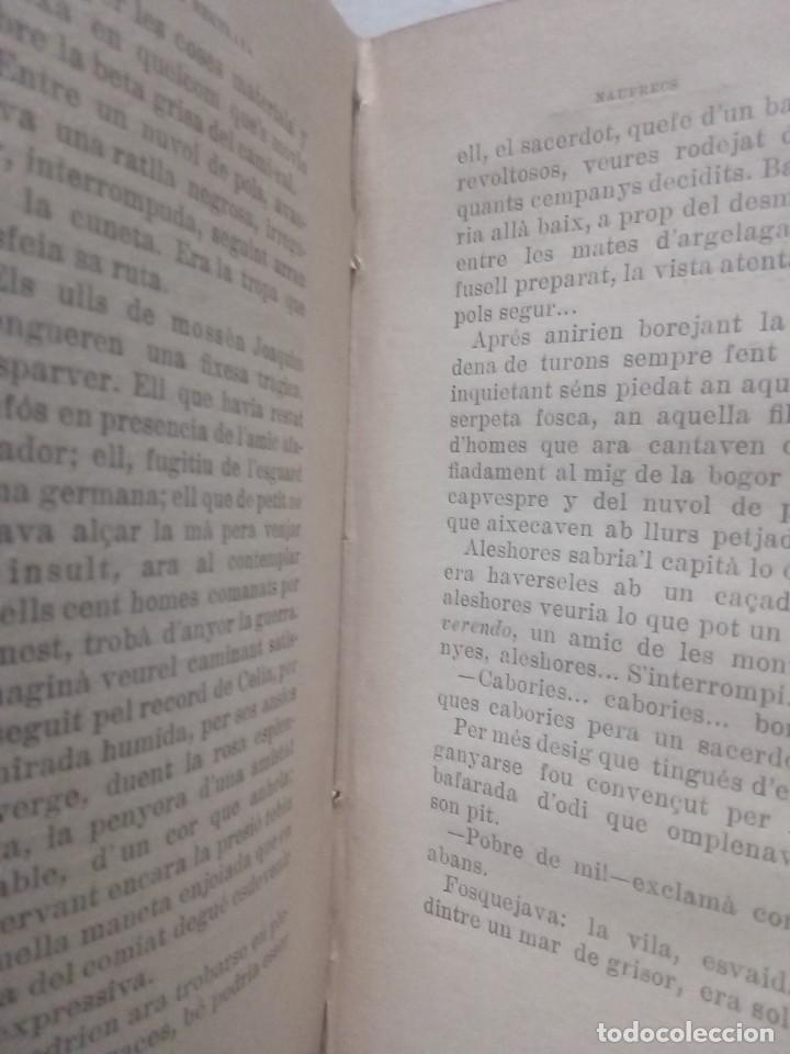 Libros antiguos: Naufrecs. Prudenci Bertrana. 1907 - Foto 5