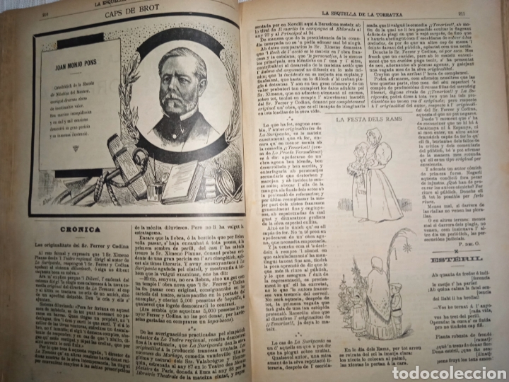 Libros antiguos: LEsquella de la Torratxa, 1895 - Foto 3