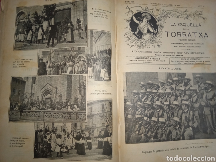 Libros antiguos: LEsquella de la Torratxa, 1896 - Foto 2