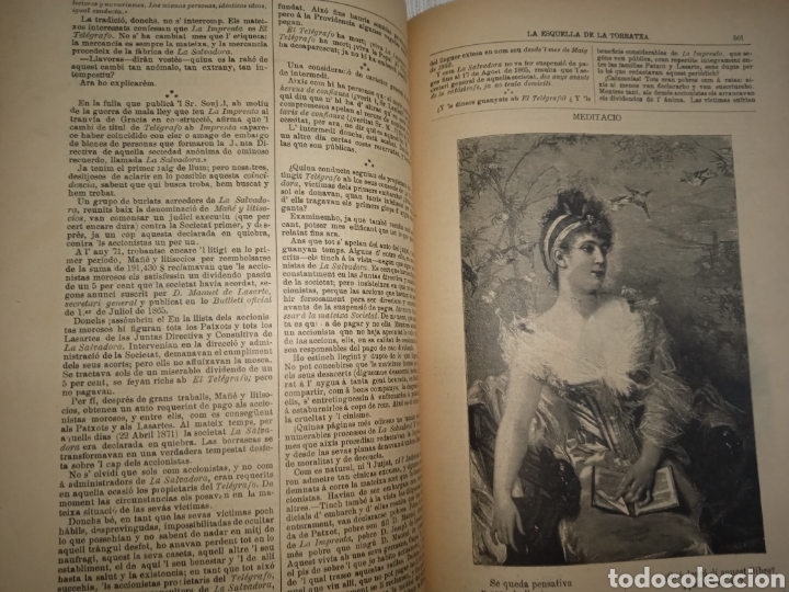 Libros antiguos: LEsquella de la Torratxa, 1894 - Foto 4