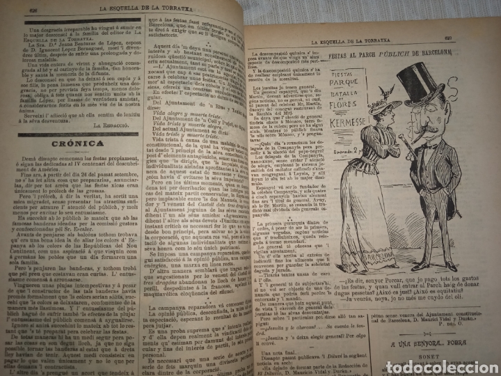 Libros antiguos: LEsquella de la Torratxa, 1892-1893 - Foto 4