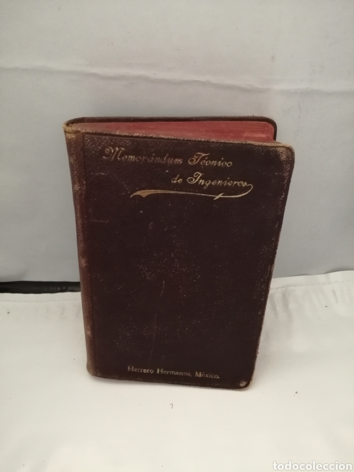 Libros antiguos: MEMOR&Aacute;NDUM T&Eacute;CNICO DE INGENIEROS (EDICI&Oacute;N 1901) - Foto 1