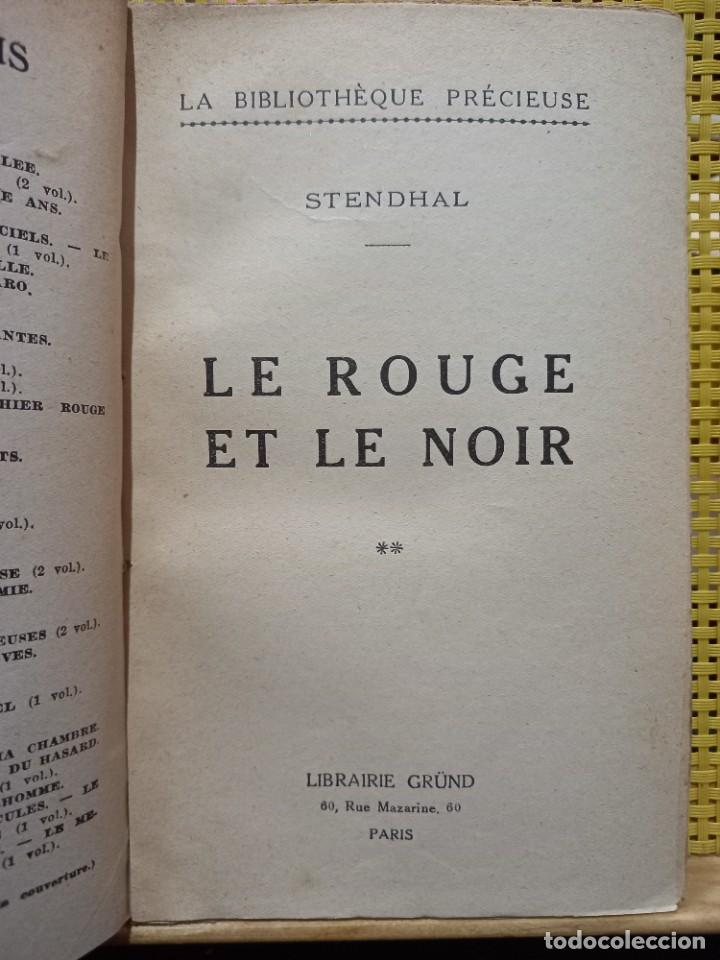 Libros antiguos: Stendhal - Le Rouge et le Noir / Librairie Ground Par&iacute;s - Foto 5