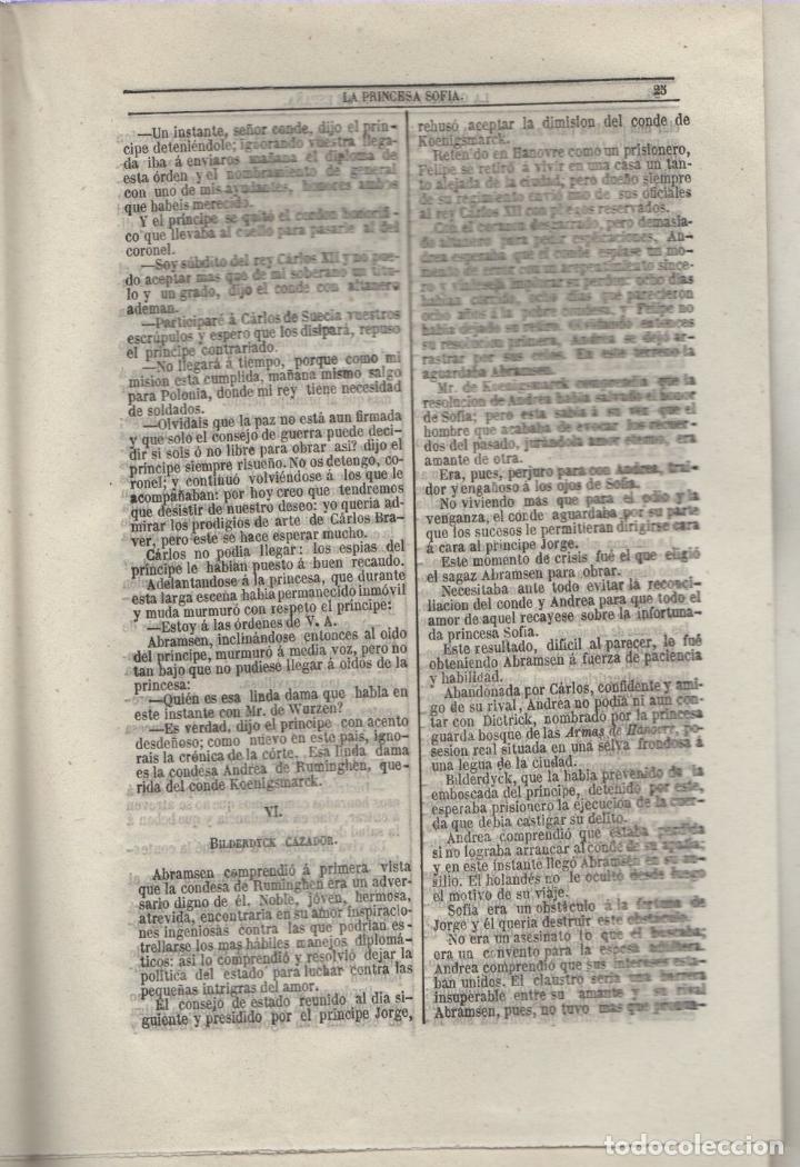Libros antiguos: LA PRINCESA SOFIA. ADRIAN ROBERT. 1862. BIBLIOTECA DE LA CORRESPONDENCIA - Foto 3