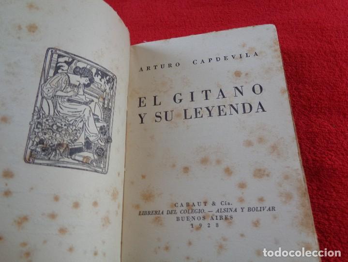 Libros antiguos: Capdevila, Arturo - El gitano y su leyenda - Curso de gitaner&iacute;a - 1928 - 1&ordf; edicion - Foto 5
