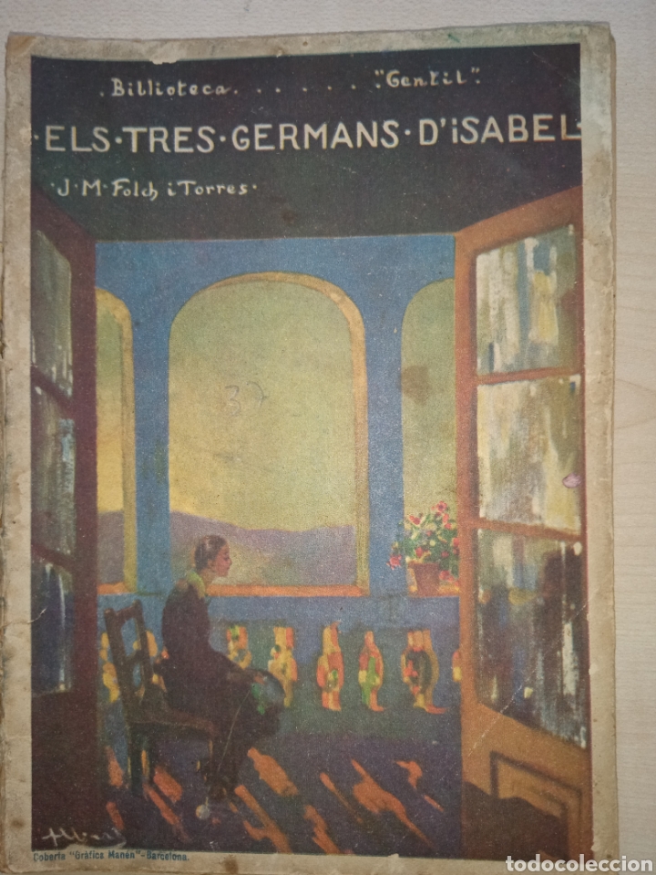 Libros antiguos: Els tres germans dIsabel - Foto 1