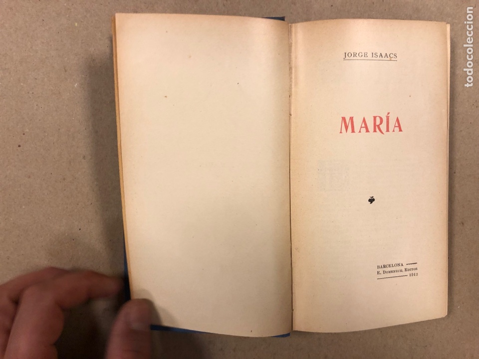 Libros antiguos: MAR&Iacute;A. JORGE ISAACS. E. DOMENECH EDITOR 1912. - Foto 3