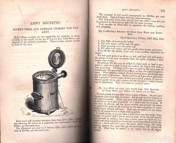 Libros antiguos: CULINARY CAMPAIGN. SOYER, A. A-COCINA-1031 - Foto 4