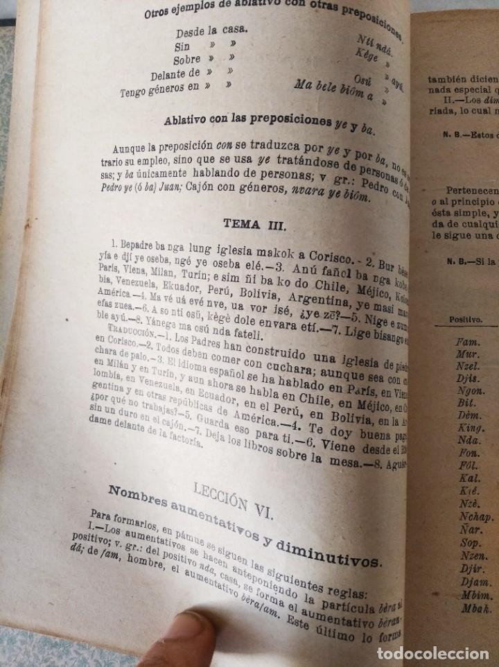 Libros antiguos: GRAMÁTICA PÁMUE. R.P ALFREDO BOLADOS CARTER. Barcelona, Fernando Poo, sf (1900). GUINEA ESPAÑOLA - Foto 2 - 282962538