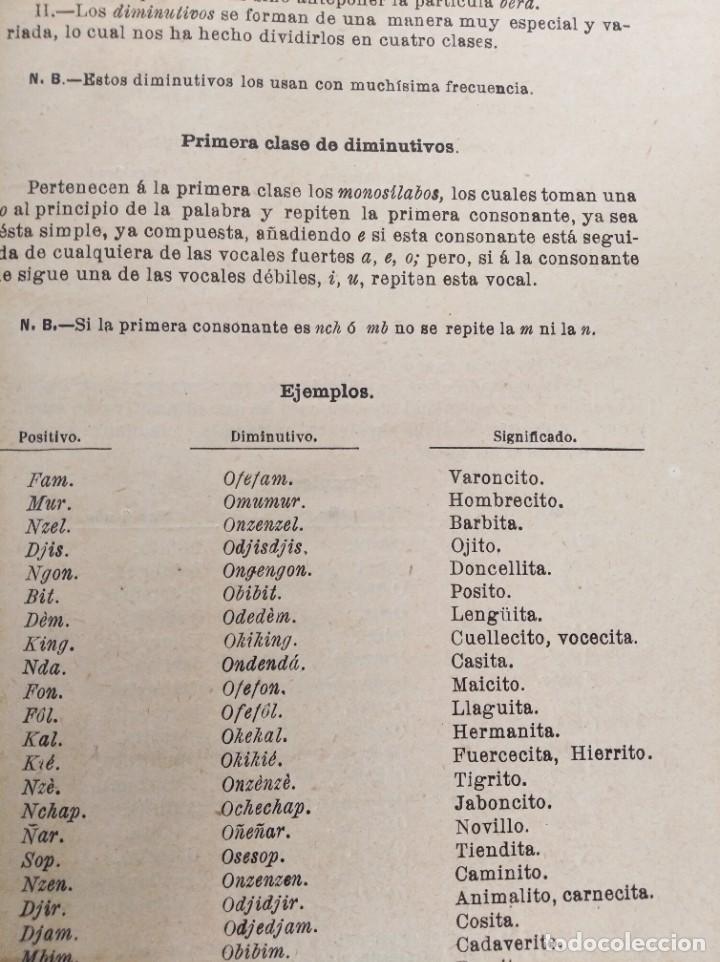 Libros antiguos: GRAMÁTICA PÁMUE. R.P ALFREDO BOLADOS CARTER. Barcelona, Fernando Poo, sf (1900). GUINEA ESPAÑOLA - Foto 3 - 282962538