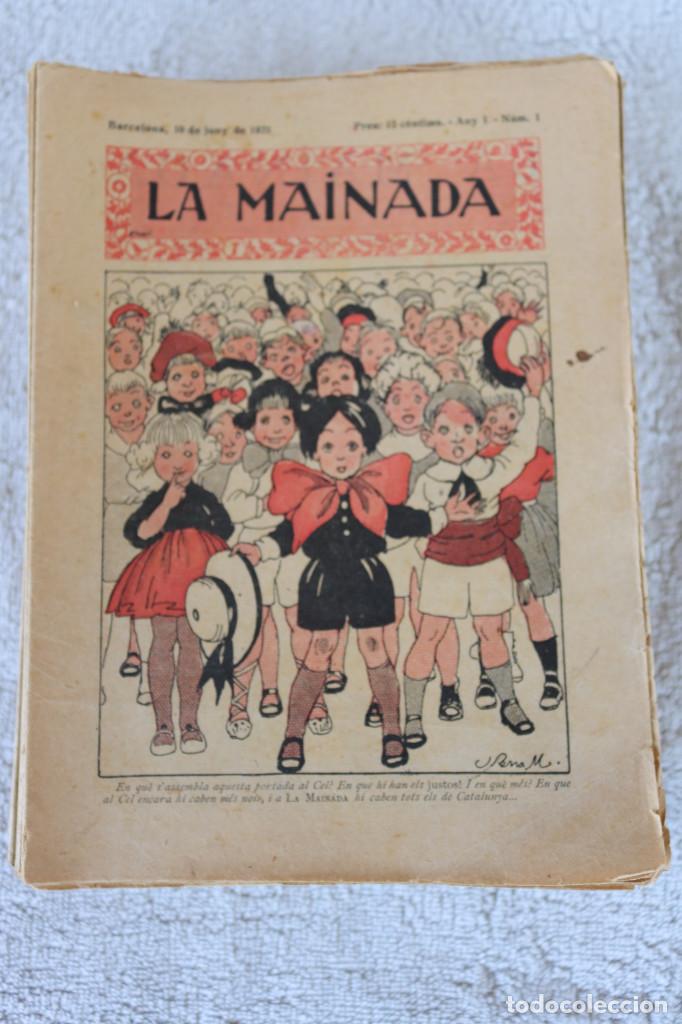 Libros antiguos: LOTE - LA MAINADA - 1921 1922 - 48 NÚMEROS CORRELATIVOS DEL 1 AL 50 - FALTAN 21 Y 28 - Foto 1 - 283300473