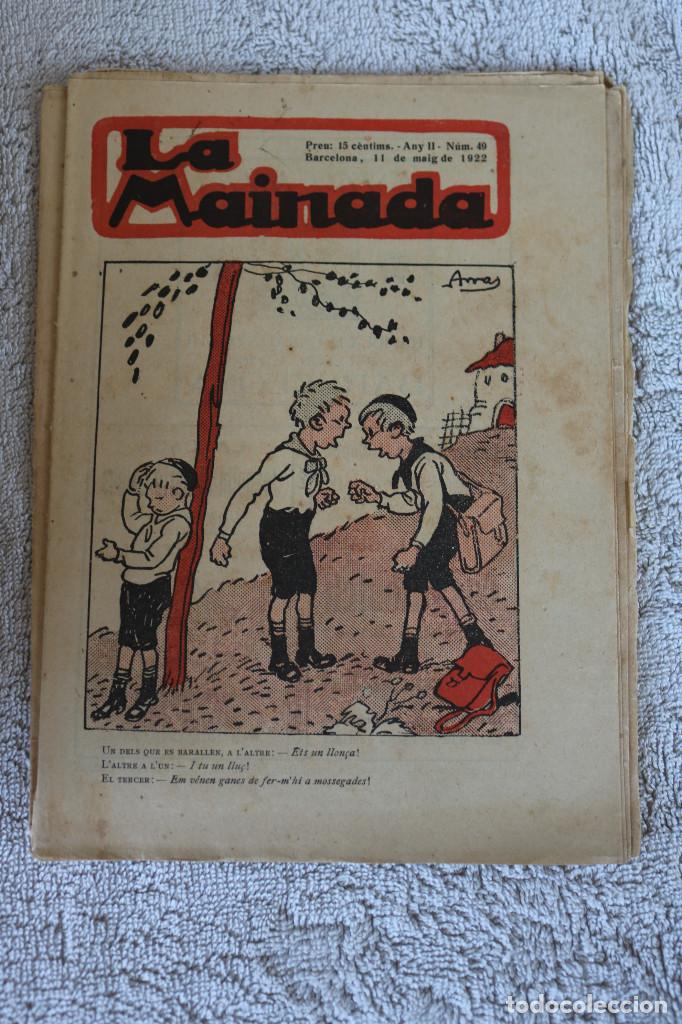 Libros antiguos: LOTE - LA MAINADA - 1921 1922 - 48 NÚMEROS CORRELATIVOS DEL 1 AL 50 - FALTAN 21 Y 28 - Foto 3 - 283300473