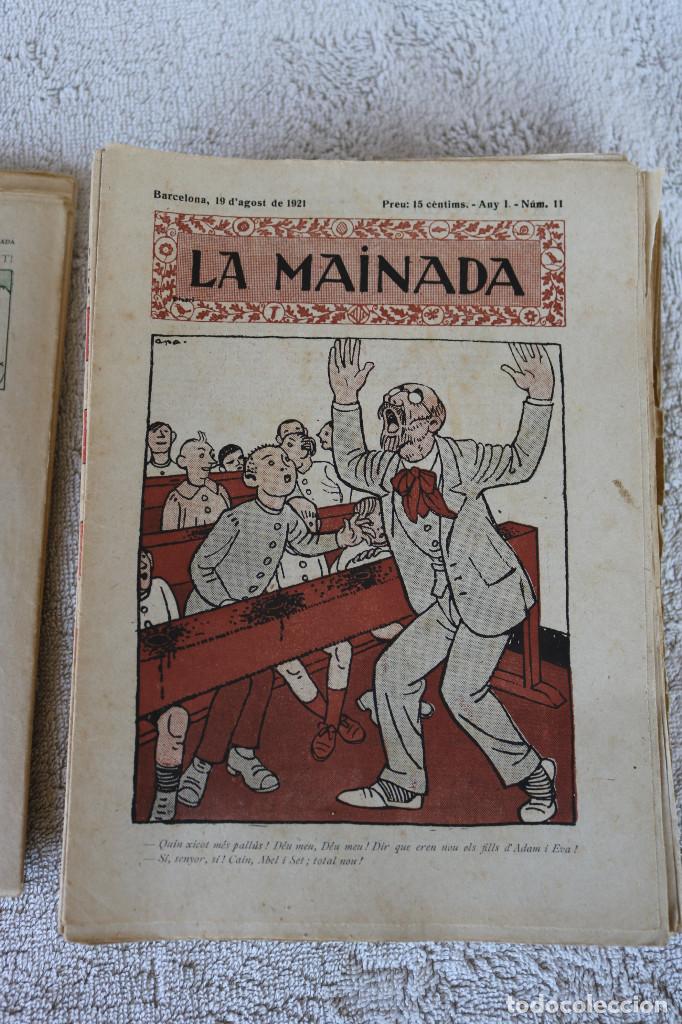 Libros antiguos: LOTE - LA MAINADA - 1921 1922 - 48 NÚMEROS CORRELATIVOS DEL 1 AL 50 - FALTAN 21 Y 28 - Foto 11 - 283300473