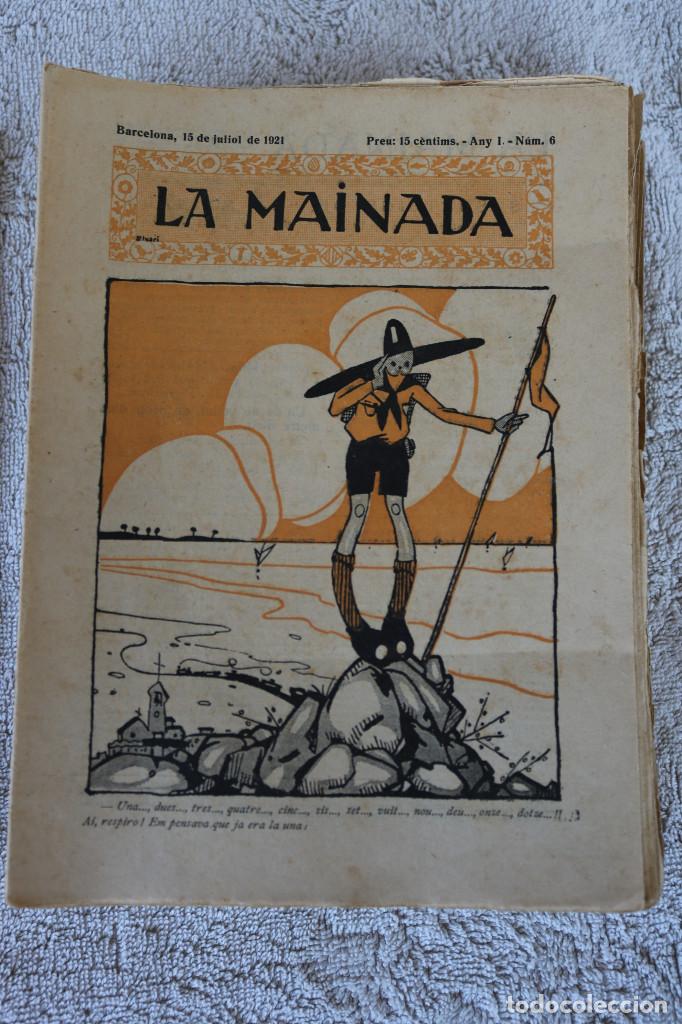 Libros antiguos: LOTE - LA MAINADA - 1921 1922 - 48 NÚMEROS CORRELATIVOS DEL 1 AL 50 - FALTAN 21 Y 28 - Foto 12 - 283300473