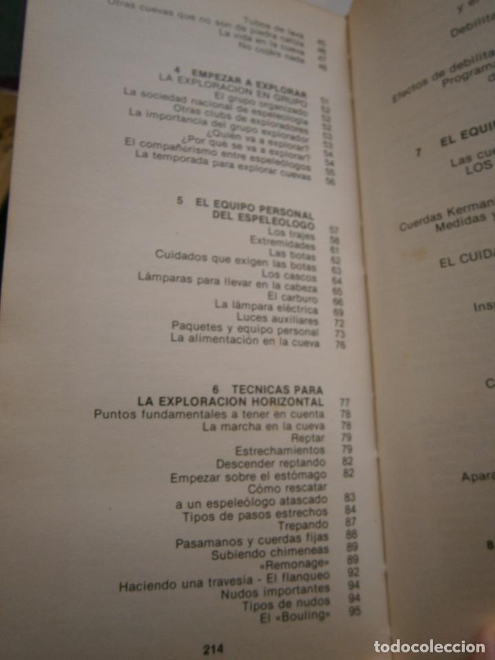 Libros antiguos: METODO PRACTICO DE ESPELEOLOGIA - LC3 - Foto 4