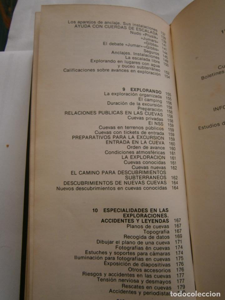 Libros antiguos: METODO PRACTICO DE ESPELEOLOGIA - LC3 - Foto 6