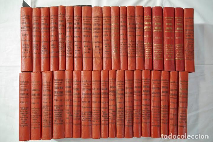 Libros antiguos: Historia Universal Cesar Cantu, 37 vol&uacute;menes - Foto 2