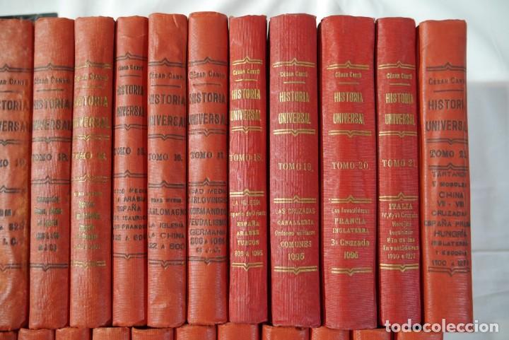 Libros antiguos: Historia Universal Cesar Cantu, 37 vol&uacute;menes - Foto 4