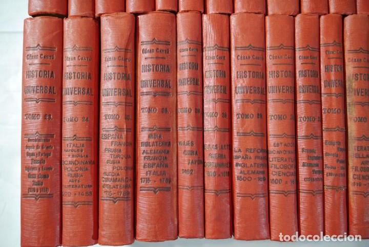 Libros antiguos: Historia Universal Cesar Cantu, 37 vol&uacute;menes - Foto 5