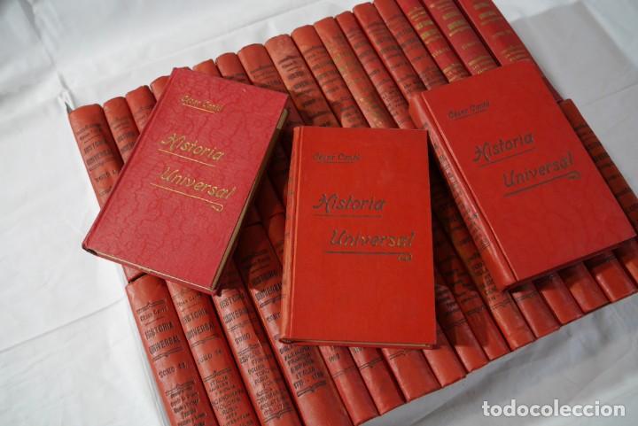 Libros antiguos: Historia Universal Cesar Cantu, 37 vol&uacute;menes - Foto 8