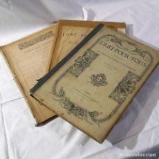 Libros antiguos: 3 VOLÚMENES DE L'ART POUR TOUS, ENCYCLOPEDIE DE L'ART INDUSTRIEL EL DECORATIF, 1862-1867-1868