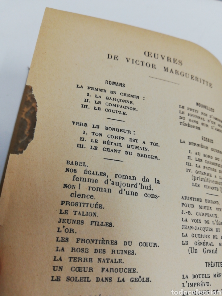 Libros antiguos: Libro BABEL. Margueritte. En Franc&eacute;s. 1.934. - Foto 7