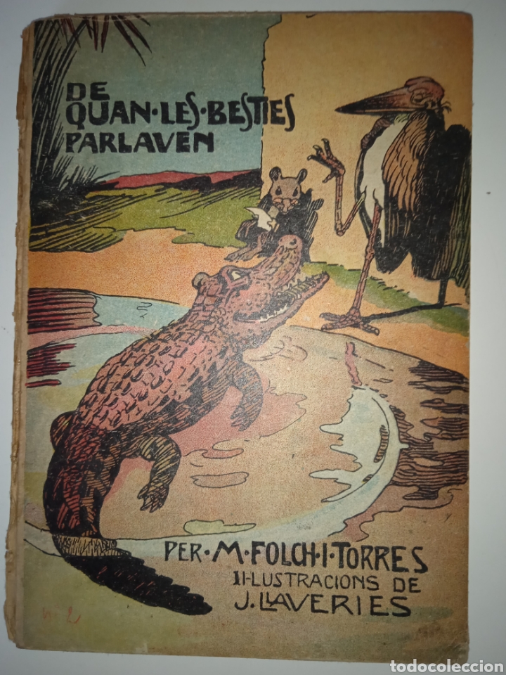 Libros antiguos: De quan les b&egrave;sties parlaven - Foto 1