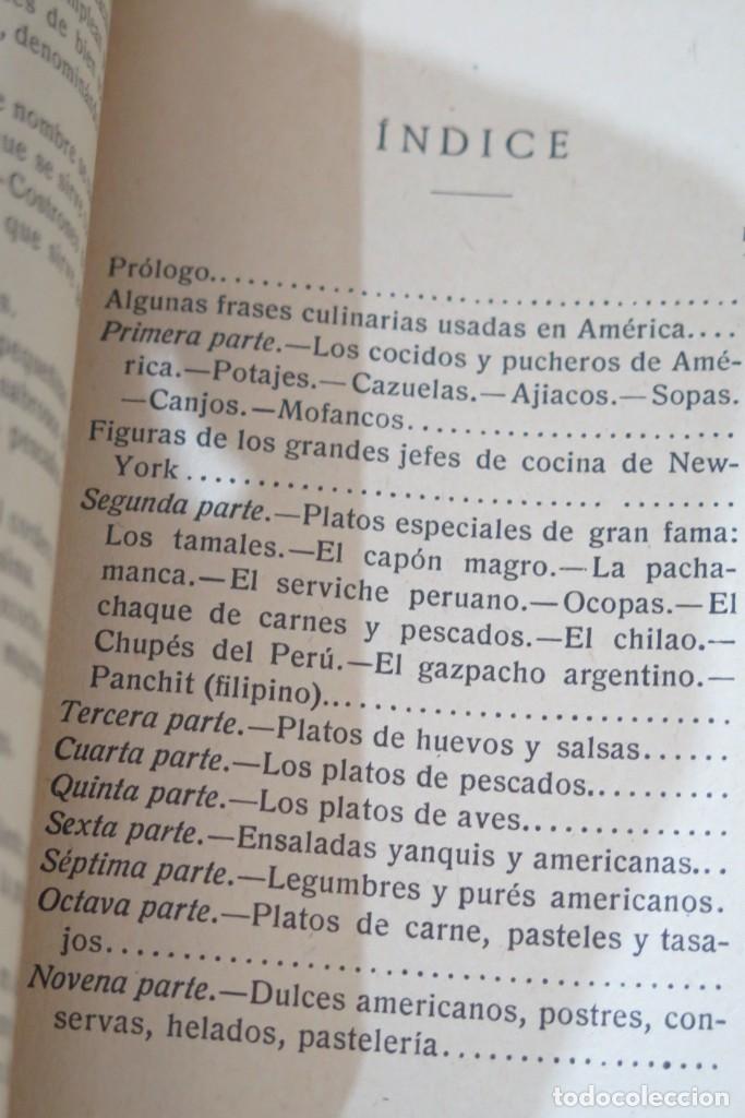 Libros antiguos: 1917.- EL COCINERO AMERICANO. IGNACIO DOMENECH - Foto 4