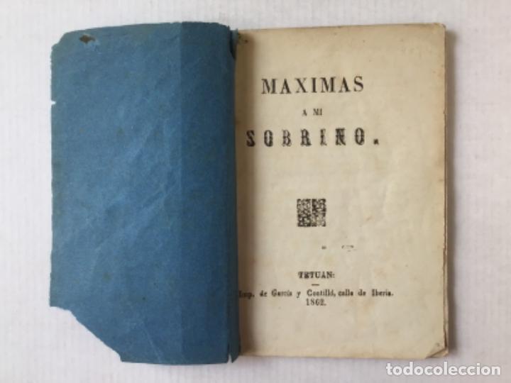 Libros antiguos: MAXIMAS A MI SOBRINO. - SALA, Antonio. - Foto 1