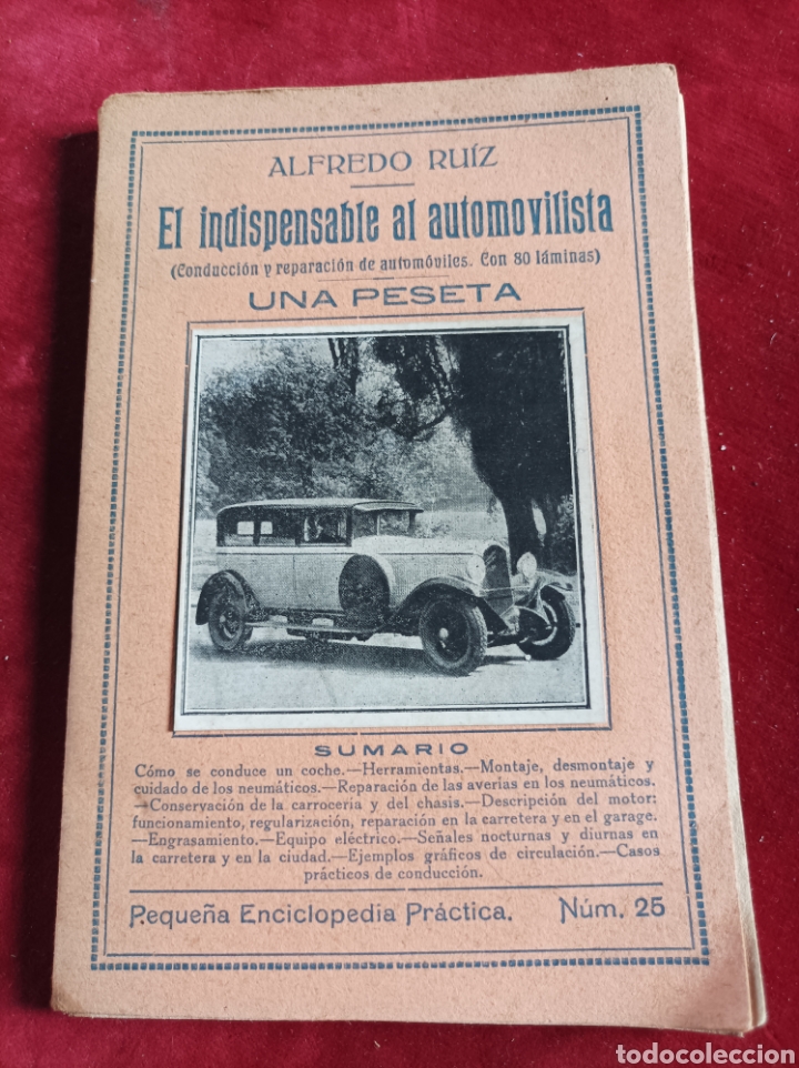 Libros antiguos: El indispensable al automovilista - Foto 1