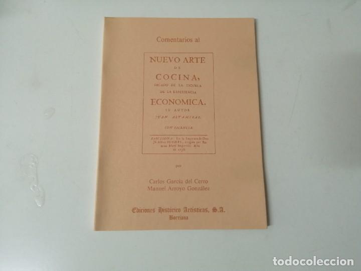 Libros antiguos: NUEVO ARTE DE COCINA JUAN ALTAMIRAS FACSIMIL 1858 FACSIMIL CORCHO - Foto 12 - 285151053