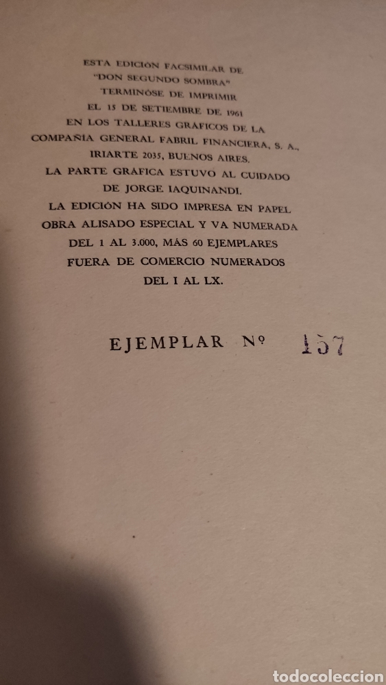 Libros antiguos: Don segundo Sombra de Ricardo G&uuml;iraldes - Foto 6