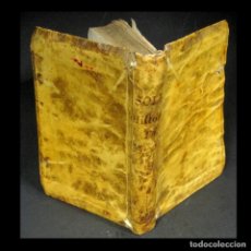 Livros antigos: AÑO 1758 HISTORIA DE LA CONQUISTA DE MÉXICO PERGAMINO ANTONIO DE SOLÍS HERNÁN CORTES CASTELLANO. Lote 285531758